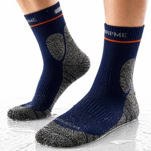 lot 6274 image: WRAP ME Waterproof Socks, Ultra-Thin Ankle Length, Merino Wool Lined Rain Socks with Patented British Membrane, Lightweight Breathable for Cycling & Rainy Days size S