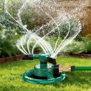 lot 6278 image: Sprinklers for Yard, Lawn & Garden Sprinkler Automatic 360 Rotating for Large Area Coverage, Grass Water Sprinkler for Kids and Pets Water Fun