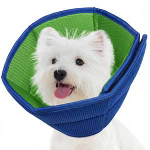 lot 6431 image: Dog Cone Collar Soft Cone for Medium Dogs After Surgery Adjustable Elizabethan Collar for Dogs to Stop Licking Wounds, Biting Stitches Professional Pet Recovery Cones E-Collar for Dog