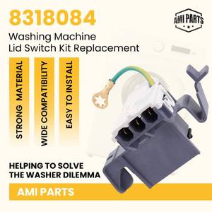 lot 6440 image: 8318084 Washer Lid Switch Kit Replacement Part Fit For Whirl-pool Ken-more May-tag Washer AP3180933 PS886960 PN8318084 WP8318084 WP8318084VP by AMI PARTS