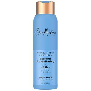 lot 6447 image: SheaMoisture Body Wash Smooth & Exfoliating - Manuka Honey & Oatmeal with Plant-Based Moisturizers - 18 fl oz