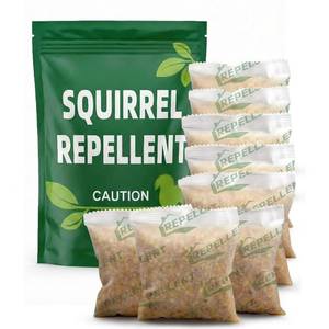 lot 8096 image: AUDQQM Squirrel Repellent, Outdoor Chipmunk Repellent, Mint Squirrel & Chipmunk Deterrent for Garden, Keep Squirrels Away from Yard, Lawn, Attic & Bird Feeders, Up to 90 Days Support-8 Pouches