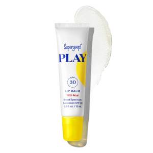 lot 8100 image: Supergoop PLAY Lip Balm with Acai, 0.5 fl oz - SPF 30 PA Broad Spectrum Sunscreen - Hydrating Honey, Shea Butter & Sunflower Seed Oil - Great for Active Days