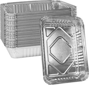 lot 9398 image: Yip.Z.Elephant 7����x5���� Premium Aluminum Pans 50-Pack for Disposable Aluminum Foil Pans - Great for Baking, Cooking, Storage, and Freezing