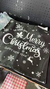 lot 10157 image: Holiday Greeting Gift Bags with Snowflake and Bell Design