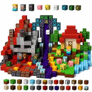 lot 10239 image: TREEHAC 200 Pcs 0.8 Inch Magnetic Blocks �� Magnet Toys for Kids, Magnetic Block Cubes, Stackable Learning Magnets, School STEM Playsets and Birthday Gifts for Boys and Girls Ages 3 (ThemeForest)
