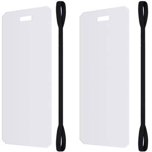 lot 11278 image: Wenqik 2 Pcs Appliance Sliders for Refrigerators Plastic Appliance Glide with Pull Strap Furniture Moving Slides for Tile Hardwood Floors Protection Glides Easily(29.92 x 8.07 Inches)