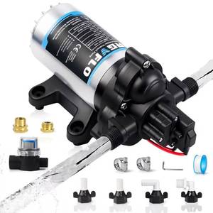 lot 11294 image: Upgraded Rv Water Pump 2088-554-1442088-403-144 Diaphragm Pump,12 V 45 PSI RV Water Pump,3.5 Gallons Per Minute Fresh Water Pump with 12MNPT Connection for RV Marine Yacht