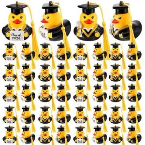 lot 11310 image: Soulchen 72 Pcs Graduation Rubber Ducks with Grad Caps Bulk Class of 2026 Graduation Decorations Fun Grad Diploma Ducks for Bathtub Swimming Pool Theme Party Favors Celebrations