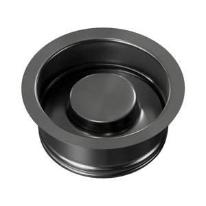lot 12374 image: HausinLuck Garbage Disposal Flange, Gunmetal Black Garbage Disposal Drain Garbage Disposal Sink Flange and Stopper, Garbage Disposal Flange Plug for 3-12 Inch Drain Hole, Sink Flange and Stopper