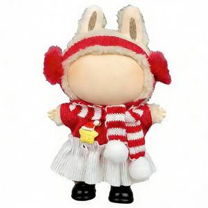 lot 12393 image: vphioxlr 17cm Collectible Clothing Set �� 3-Piece Mini Outfit with Black Shoes for Display Figures
