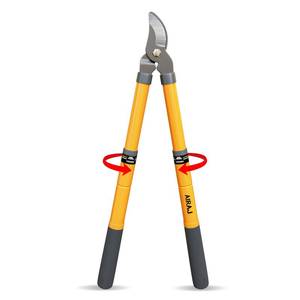lot 12453 image: AIRAJ 16-24 Extendable Loppers for Tree Trimming  Branch Cutter with 1.5 Cutting Capacity  Loppers for Gardening  Garden Shears