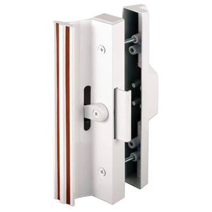 lot 14489 image: Prime-Line C 1116 Diecast Sliding Door Handle Set, White (Single Pack)