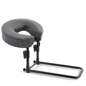 lot 19324 image: JOQQO Face Down Pillow for Vitrectomy Recovery Equipment �� Heavy-Duty Steel Massage Headrest for Bed �� Fully Adjustable & Foldable Face Cradle for Post Eye Surgery Sleeping & Home Spa