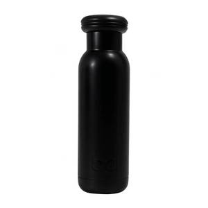 lot 20110 image: Generic 250ml 8.5oz Vacuum Insulated Stainless Steel Water Bottle, Leakproof Thermal Travel Bottle for Hot & Cold Drinks, Reusable Metal Water Bottle, Lightweight Portable Flask, Black