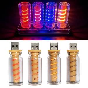 lot 20118 image: USB Mini Light 4-Pack, Touch Dimmable Night Lamp