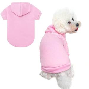 lot 20126 image: BINGPET Dog Hoodies - Fleece Lined Fall Dog Puppy Sweatshirt Soft Warm Sweater Winter Hooded Clothes for Small Medium Large Dogs & Cats (Small)