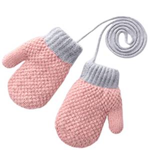 lot 20183 image: CLeemuziN Toddler Stretch Knitted Winter Gloves Cold Weather Warm Mitt Fleece Lined Mittens Baby-BoyGirl Snow-Playing 4T