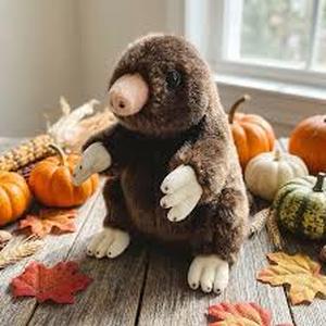lot 8107 image: Armadillo,Mole and Chick Stuffed Animals
