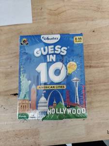 lot 2108 image: Skillmatics Guess In 10 American Cities Board Game 8-99 Years