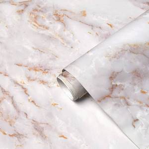 lot 2130 image: Cohoo Home Marble Contact Paper for Countertops Waterproof 15.7in393in