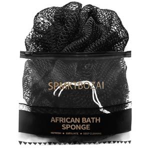 lot 4227 image: SPMKTBOZAI Authentic African Net Sponge Long Exfoliating Body Scrubber Traditional African Washcloth for Dead Skin and Smooth KP Hygienic Fast Dry Loofah Alternative for Men and Women
