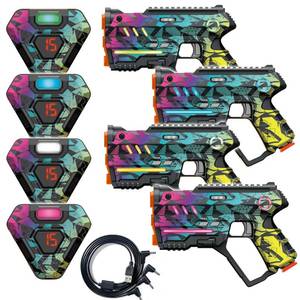 lot 5232 image: Rechargeable Laser Tag Set of 4, Lazer Tag Game for Kids Indoor and Outdoor Play, Gift Ideas for Kids Teens and Adults, Cool Toys for Teenage Ages 8 9 10 11 12Year Old Boy and Girls