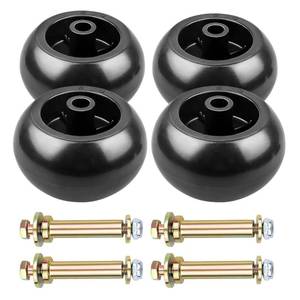lot 5236 image: Anti Scalp Deck Wheel Kit Compatible with Bad Boy 022-5234-98 for Toro 1-603299 68-2730 for Kubota K5351-42110 K5371-42110 for Husqvarna 539 10 26-43 for Lawn-Boy 1-603299 68-2730 4 Pack