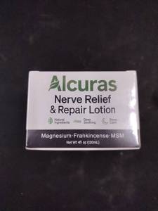 lot 6044 image: Alcuras Nerve Relief and Repair Lotion 4 fl oz (120mL)