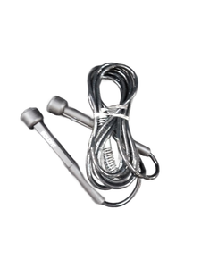 lot 6046 image: Jump Rope with Metal Handles and Cable
