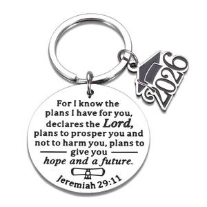 lot 10349 image: 2026 Graduation Gifts for Him Her Class of 2026 Gifts Bulk Gift High School College Graduation Gift 2026 Religious Faith Based Graduate Keychain for Women Senior Night Christian Master Nurse Daughter