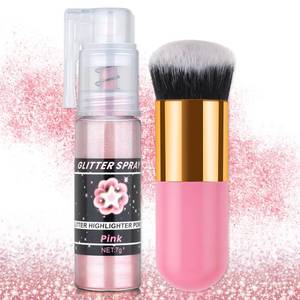 lot 12038 image: Pink Body Glitter Spray, Fine Glitter Shimmer Powder Sparkle for Face Hair