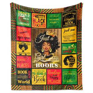 lot 20283 image: IWADNYI Book Lover Gifts for Women Blanket 60inx50in