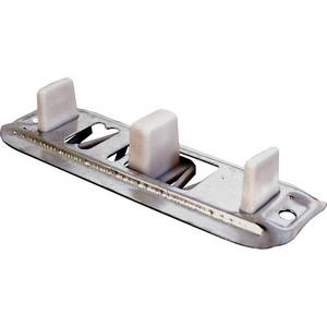lot 20393 image: Stamped Steel  Adjustable  Closet Door  Floor Guide (2-pack)