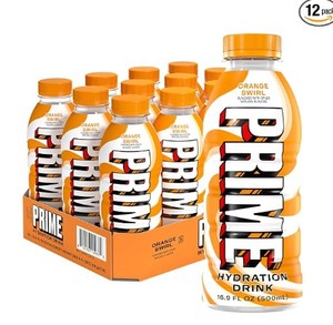 lot 1811 image: Prime Orange Splash Energy Drink 12 Pack 16 fl oz Cans