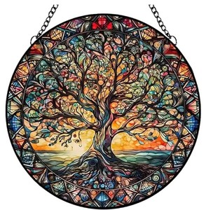 lot 4186 image: Suncatcher with Crystals