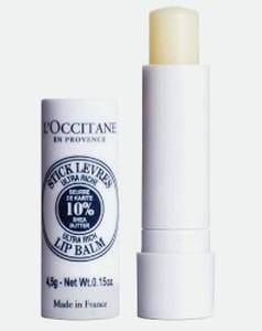 lot 12065 image: LftOccitane en Provence Shea Butter Ultra Rich Lip Balm 4 Pack