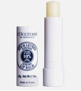 lot 14064 image: LftOccitane en Provence Stick Levres Ultra Rich Lip Balm 10percent Shea Butter 0.15oz 5 Pack