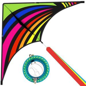 lot 1887 image: Delta Kite with Reel for Kids & Adults, Easy to Fly Kite Set for Beginners