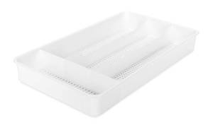 lot 2254 image: Camco 43508 Cutlery Tray - Designed for RV and Compact Kitchen Drawers - Easily Organize and Store Kitchen Flatware - White