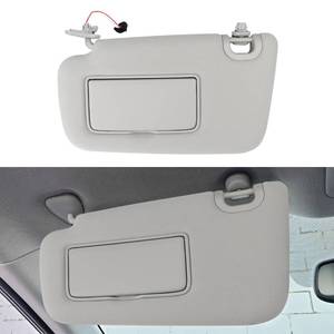 lot 4347 image: INTGET Driver Side Sun Visor for Nissan Sentra 2013 2014 2015 2016 2017 2018 2019 Accessories Cloth Car Sun Protection Visors Replacement with Mirror (for Light Version)