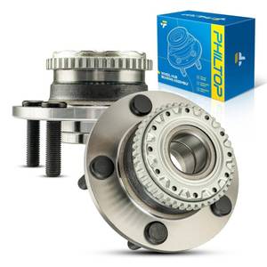 lot 5272 image: PHILTOP 512428 x2 Rear Wheel Bearing Hub Assembly Fit for Hyundai Tiburon 2003-2008, 5 Lugs Wheel Hub Assembly