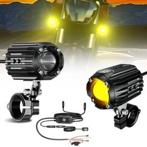 lot 5288 image: Kewig Motorcycle Auxiliary Lights Fog Lights LED Driving Light Spotlight