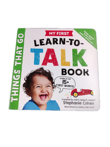 lot 6222 image: My First Learn-To-Talk Book by Stephanie Cohen
