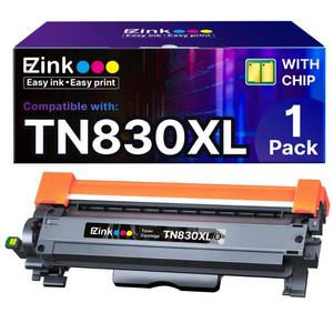 lot 6225 image: E-Z Ink Compatible Replacement for Brother TN830XL Toner Cartridge 1 Black
