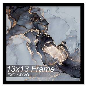lot 6284 image: Fxojyvo 13x13 Frame, Black Picture Frame for 13 x 13 Square Picture Poster Photo, Light Weight and High Transparent 13 by 13 Frame for Wall - 1 PackBlack13 x13