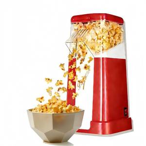 lot 7121 image: For dad, Mini Popcorn Maker, Air Popper for Home, 3-Min Oil-Free Popping, Retro Compact Popcorn Popper for Family Movie Nights, Ideal Fathers Day & Birthday Gift for Kids, Dad & Friends