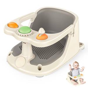 lot 7131 image: Baby Bath Seat for Babies 6 Months & Up - Non-Slip Toddler Bath Seat for Baby & Newborn with Suction Cups, Safe Baby Bath tub Seat with Suction Cups, Baby Bath Chair