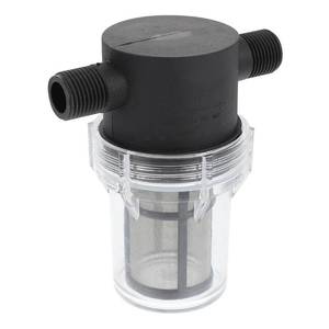 lot 8302 image: PRETYZOOM Water Pre Filter Inline Mesh Strainer Pump Purifier for Home Pipe Filtration Rustproof Hose Cleaner with Wrench 4.72 X 2.04 X 2.04 in