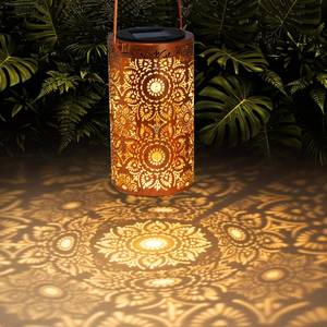 lot 9445 image: DIBIEECN Birthday Gifts for Women Mom Grandma Wife, Solar Lanterns Outdoor Waterproof, Metal Hanging Lights Garden Decor, LED Decorative Lantern for Patio Porch Backyard, Sunflower, 1 Pack